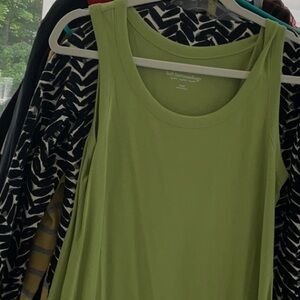 ♥️Soft Surroundings NWOT lime Casual dress♥️